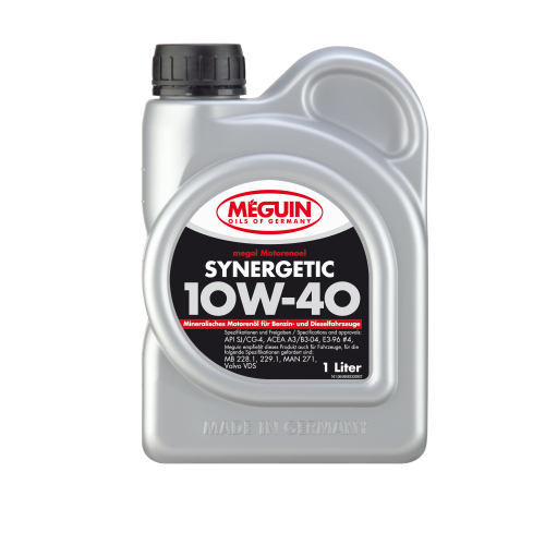 Минеральное моторное масло Megol Motorenoel Synergetic 10W-40 - 1 л