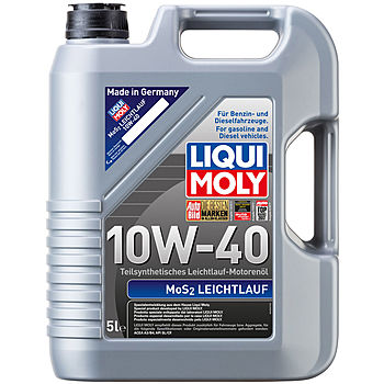 Полусинтетическое моторное масло MoS2 Leichtlauf 10W-40 - 5 л