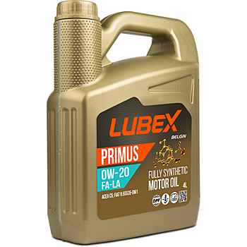 Синтетическое моторное масло PRIMUS FA-LA 0W-20 - 4 л