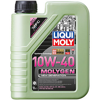 НС-синтетическое моторное масло Molygen New Generation 10W-40 - 1 л